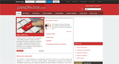 Desktop Screenshot of jobsonclick.com