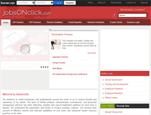 Tablet Screenshot of jobsonclick.com